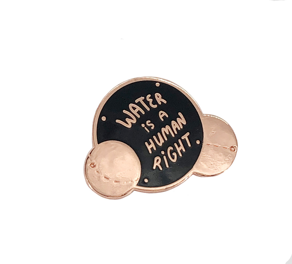 Water is a Human Right Pin