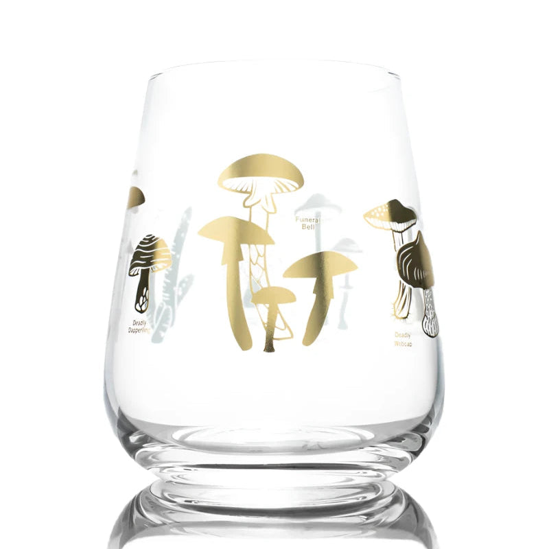 Poisonous Mushroom Wine Glass