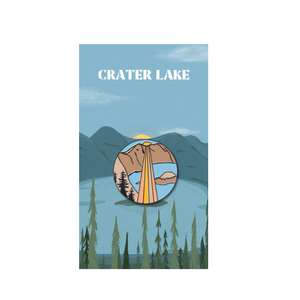 Crater Lake National Parks Enamel Pin