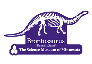 Science Museum of Minnesota Brontosaurus Sticker