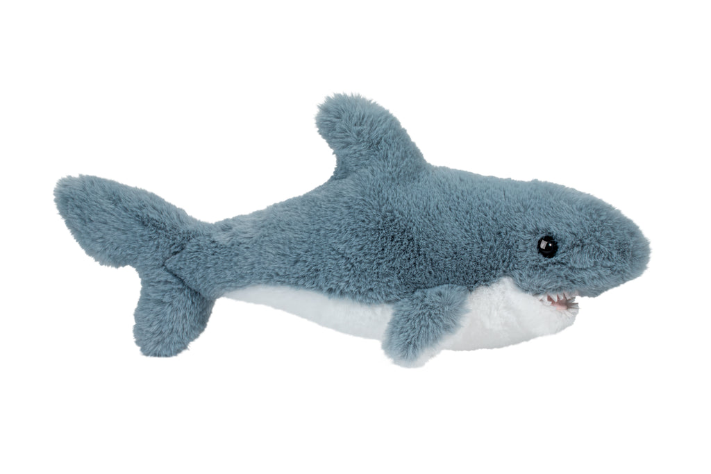 Fluffy Blue Shark Plush