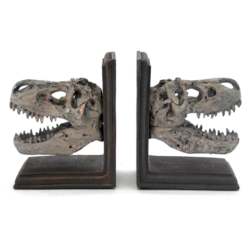 T-rex Skull Replica Bookends