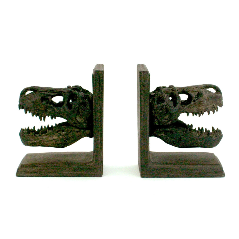 T-rex Skull Replica Bookends