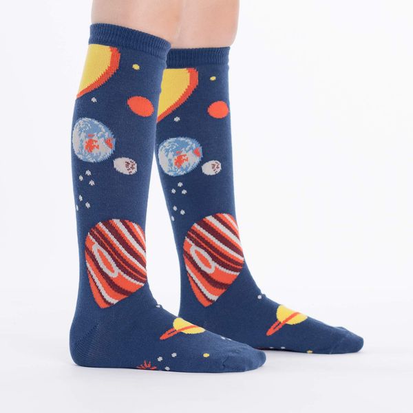 Planets Youth Knee High Socks