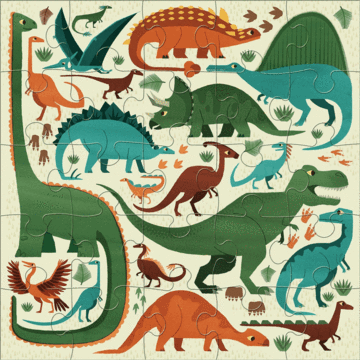 Mighty Dinosaurs Jumbo Puzzle