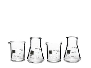 Laboratory Shaker and Shot Glasses