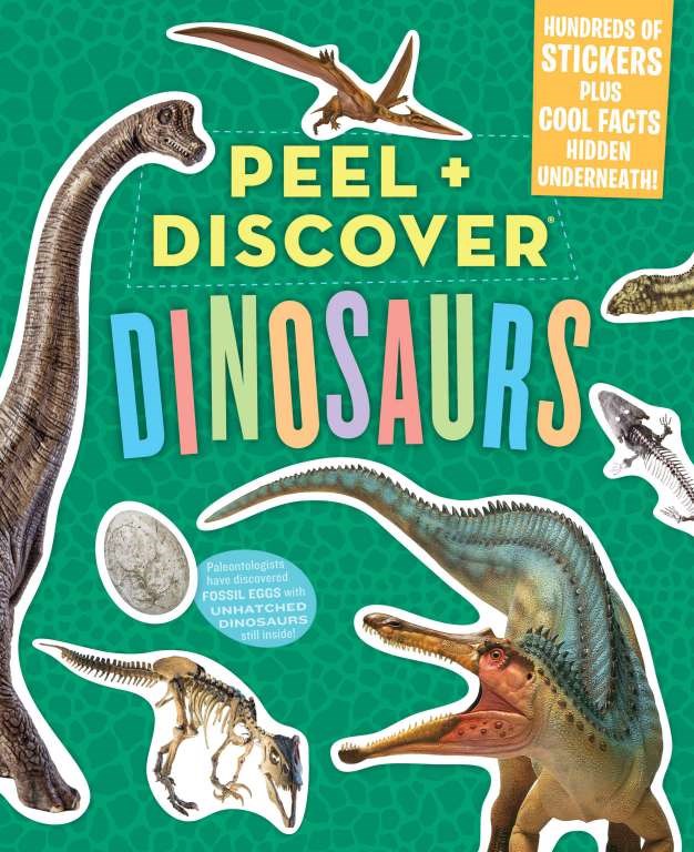 Peel + Discover Dinosaur Stickers