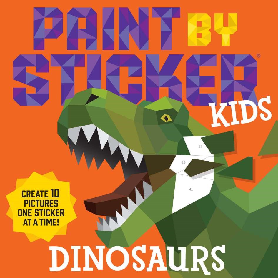 Paint By Stickers Kids: Dinosaurs